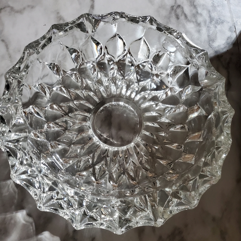 Big Vintage crystal clear ashtray